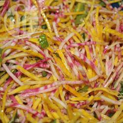 Recette salade de betteraves multicolores râpées – toutes les ...