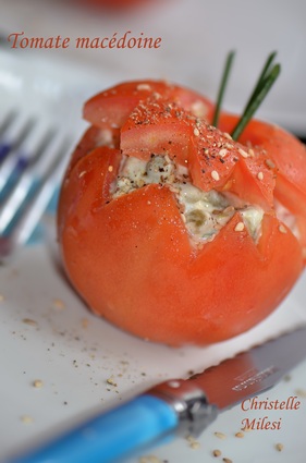 Recette de tomate farcie à la macédoine