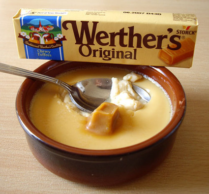 Recette de petits pots de crème aux werther's original