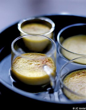 Crémes brûlées au foie gras pour 6 personnes