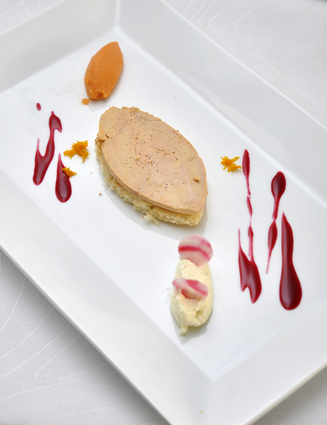Recette de tartine de foie gras façon calisson