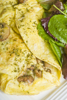 Recette omelette aux champignons, simple et rapide