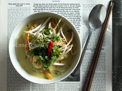 Recette de soupe coco aux crevettes façon thaï