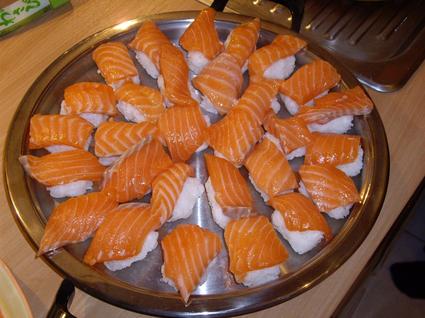 Recette de sushis saumon