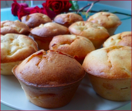 Recette de muffins aux nectarines, gingembre et miel