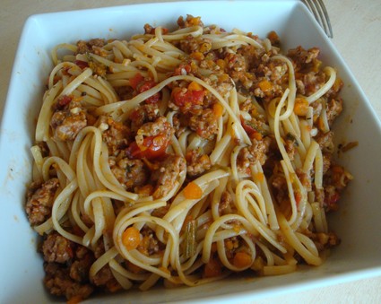 Recette de spaghettis à la sauce al ragù