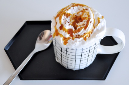 Recette de café latte pumpkin spice