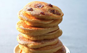 Pancakes banane rhum-raisins pour 8 personnes