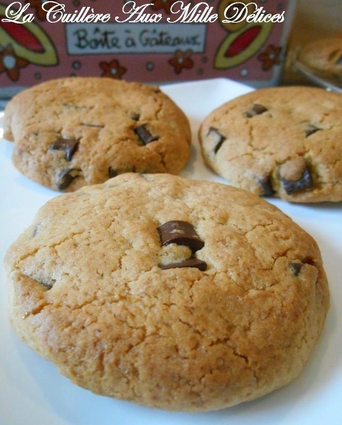 Recette cookies aux pépites de chocolat pour 6 personnes