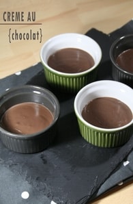 Recette crème au chocolat pour 6 personnes