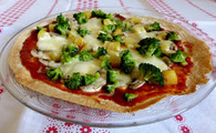 Pizza tortilla aux légumes