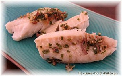 Recette de pavés de poisson au gingembre