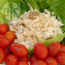 Recette salade de poulet à l'aneth – toutes les recettes allrecipes
