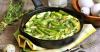 Recette de omelette légère aux haricots verts frais et thym