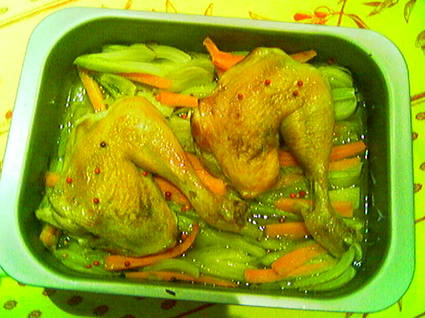 Recette de poulet au parfum d'anis et citronnelle