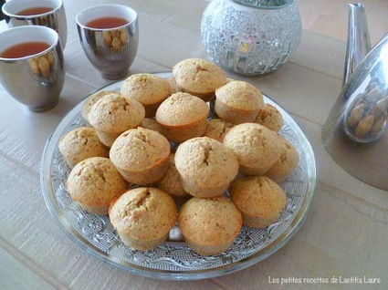Recette de mini muffins à la pistache et à l'eau de rose