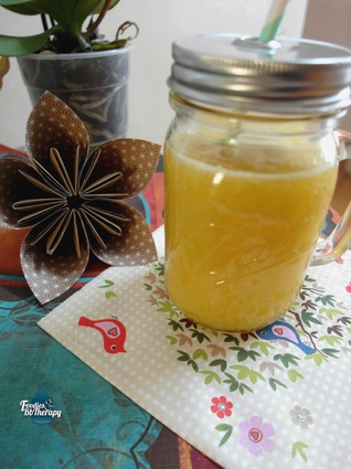 Recette de smoothie exotique mangue, passion, pomélo