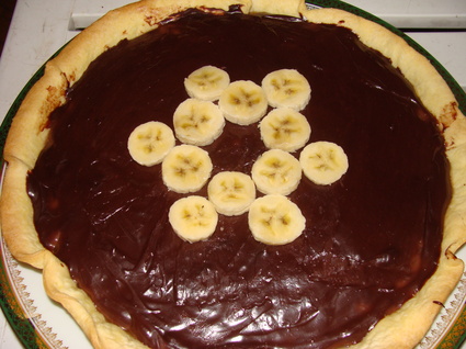 Recette tarte chocolat banane (dessert divers)