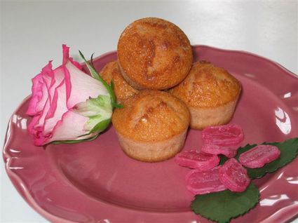 Recette de muffins au coquelicot et à la rose