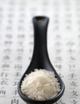 Potage de riz aux poireaux et courgettes