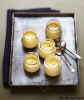 Petits pots de crème à la vanille pour 4 personnes