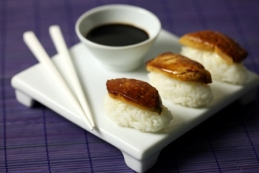 Recette de sushi de foie gras poelé rapide