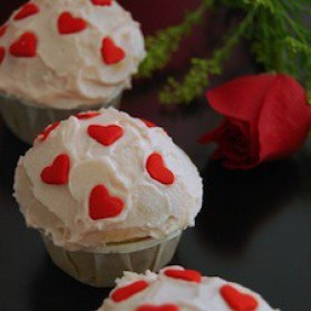 Petits gâteaux de la saint-valentin pour 12 personnes