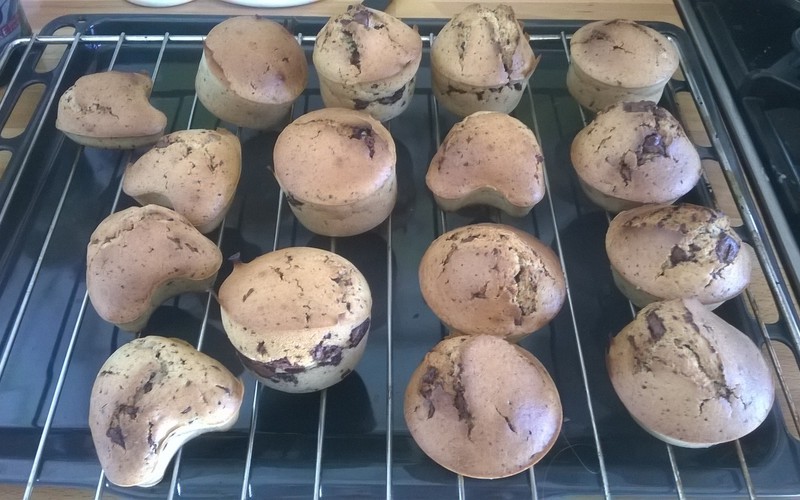 Recette muffins au chocolat pas chère et rapide > cuisine étudiant