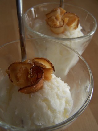 Recette de glace à la noix de coco fraîche
