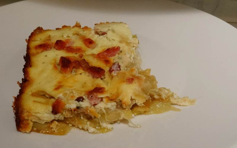 Recette gratin de poireaux au fromage de chèvre économique et ...