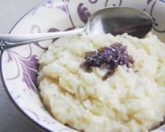 Recette riz au lait à la violette