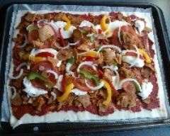 Recette pizza kebab