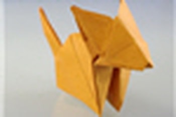 Réaliser un chat en origami