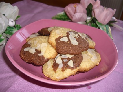 Recette de cookies marbrés vanille chocolat