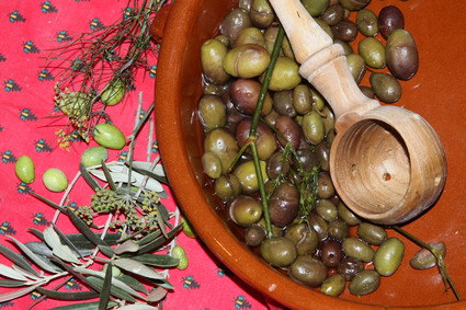 Recette olives cassées (type salonenque)