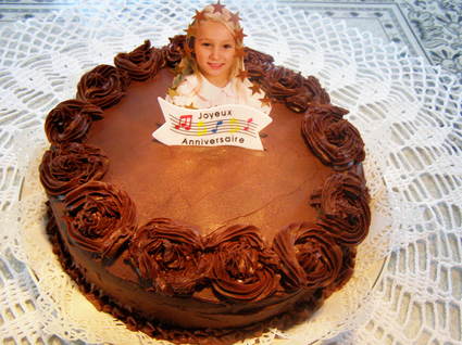 Recette de gâteau au chocolat d'anniversaire