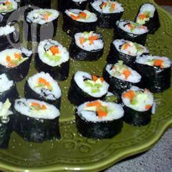 Recette sushi végétarien au nori – toutes les recettes allrecipes