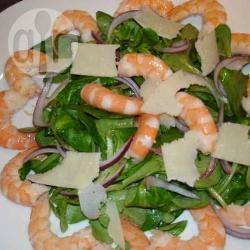Recette salade de mâche aux crevettes – toutes les recettes ...