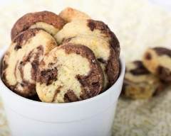 Biscuits marbrés au chocolat au lait et vanille | cuisine az