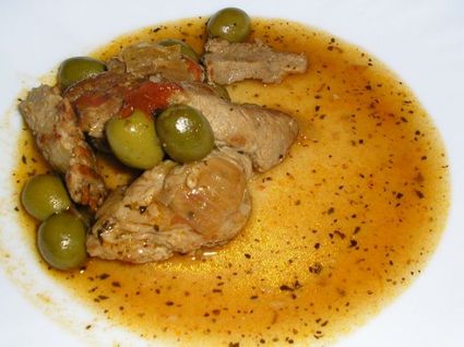 Recette de veau aux olives