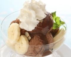 Recette coupe glacée banane chocolat