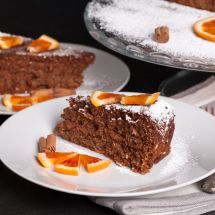 Gâteau choco-cocorange (chocolat, coco et orange)