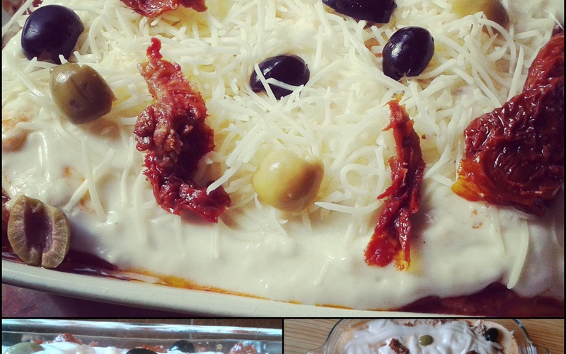 Recette lasagnes bolognaises, olives et tomates séchées ...