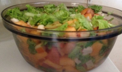 Recette de salade de surimi