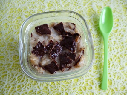 Recette yaourts végétaux de riz aux galettes sarrasin et chocolat noir