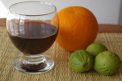Recette de vin de noix à l'orange
