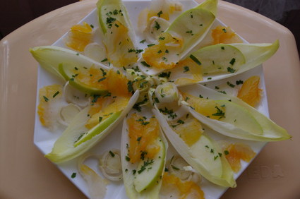 Recette de salade de haddock aux endives et pommes vertes