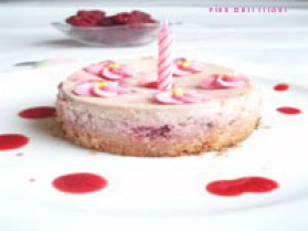 Pink cheesecake pour 8 personnes