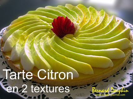 Recette de tarte au citron double texture