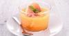 Soupe de melon glacée au soja, menthe fraîche et jambon de parme